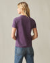 Women's Vintage Crew Tee - Washed Deep Purple